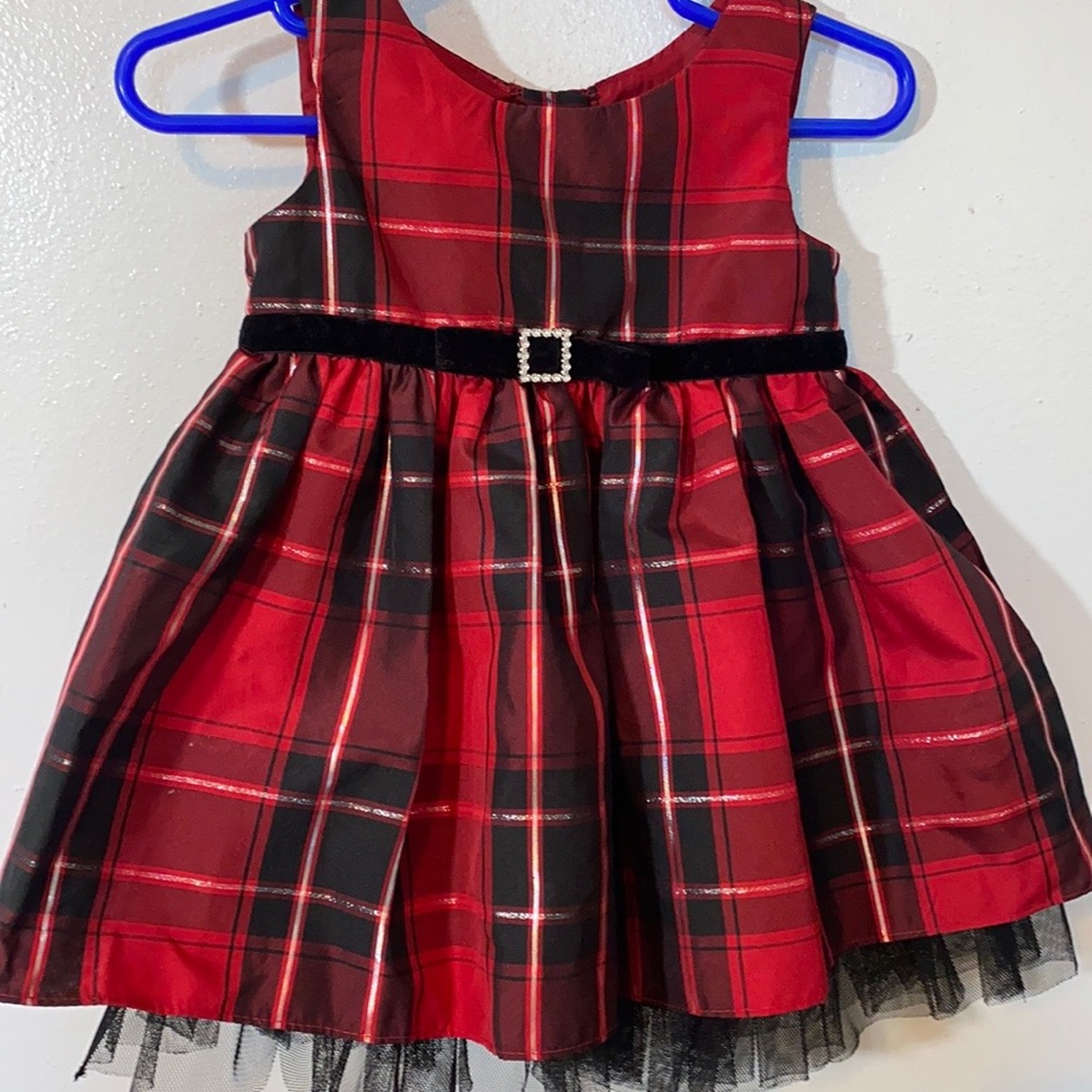 NWOT Clementine Red Plaid Holiday Dress 12 Mo. Host Pick 11/21!